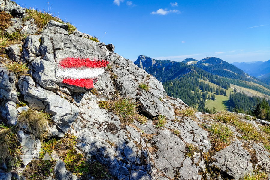 Am Grat vor der Polwischalm. Foto: Simon Widy