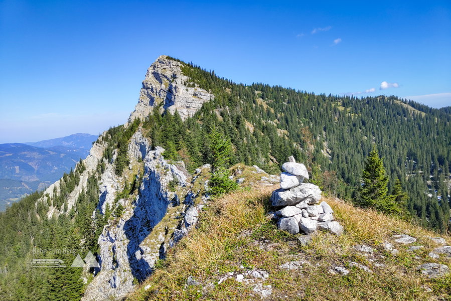 Der Grat zum Gippel. Foto: Simon Widy