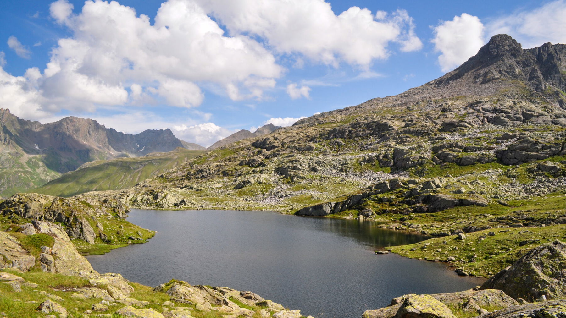 Der Valschavielsee mitten im Verwall. Foto: Norman und Lisa