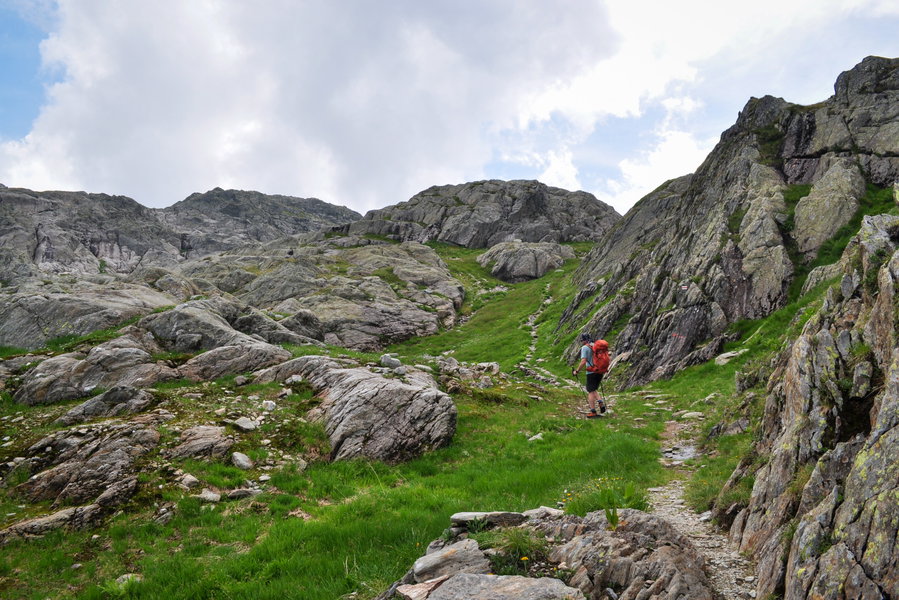 Die letzten Meter vor der neuen Reutlinger Hütte. Foto: Norman und Lisa