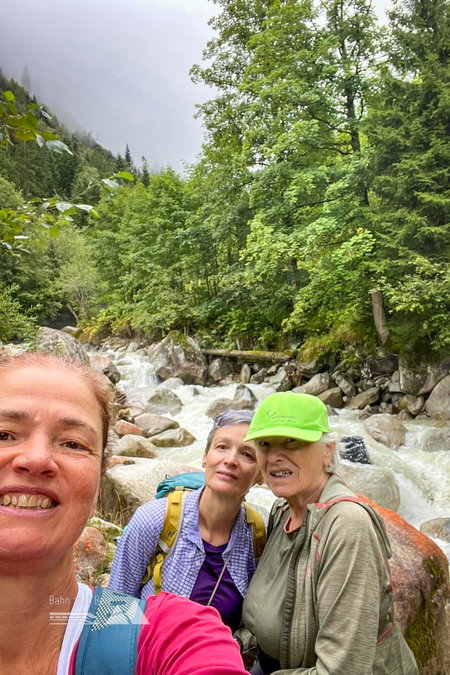 Drei Grazien am Gasteiner Höhenweg :-) Fotos Elisabeth Petfalski
