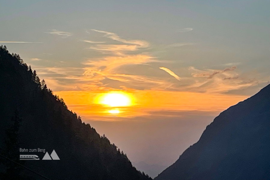 Sonnenuntergang auf der Preintaler Hütte. Foto: POW AT