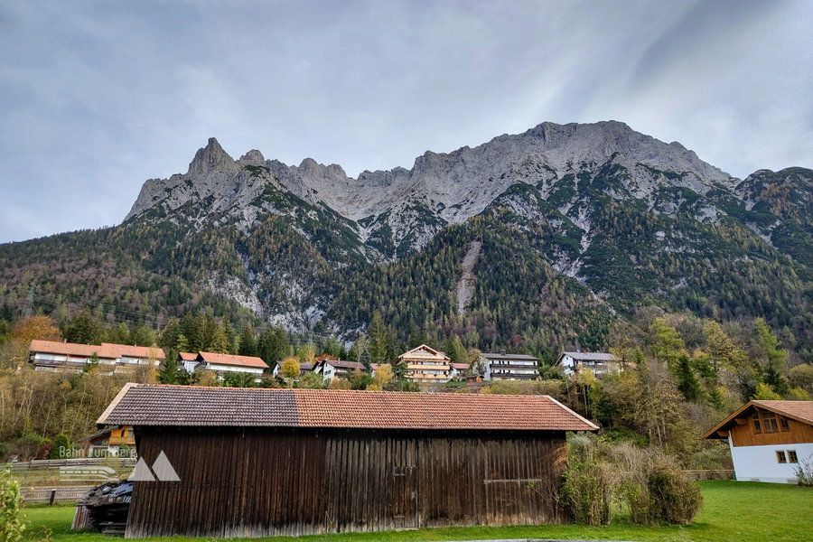 Blick zurück: da sind wir durchgegangen! Foto: Simon Widy