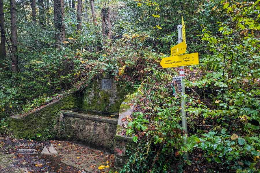 Ob das St. Annen Bründl etwas mit der vom Fels gesprungenen Anna zu tun hat? Foto: Anna, POW AT