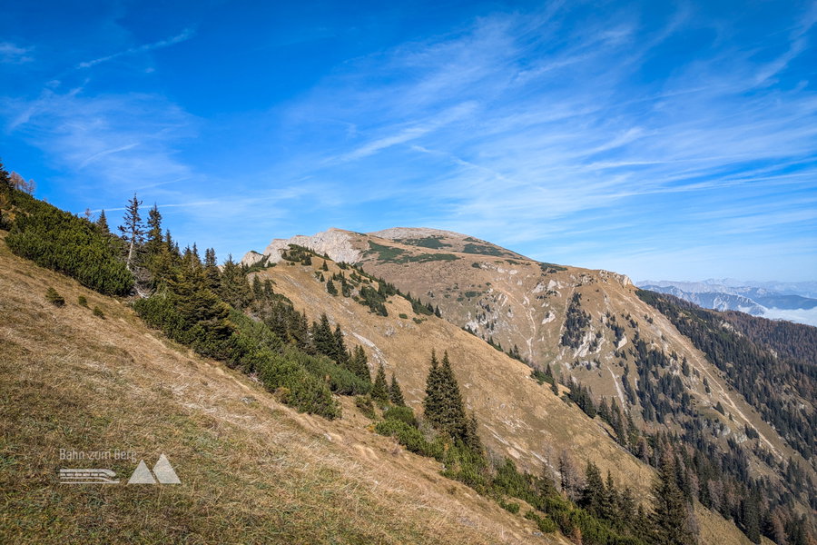 Blick zurück auf den Gößeck-Gipfel. Foto: Anna, POW AT