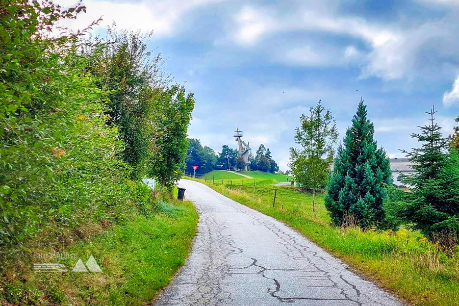 Der Aussichtsturm ist in Sicht. Foto: Alice Frischherz