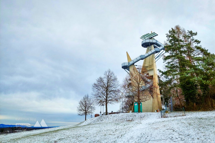 Blick zurück auf den Aussichtsturm. Foto: Alice Frischherz