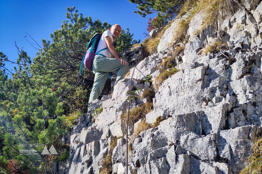Mini-Klettersteig. Foto: Karl Plohovich