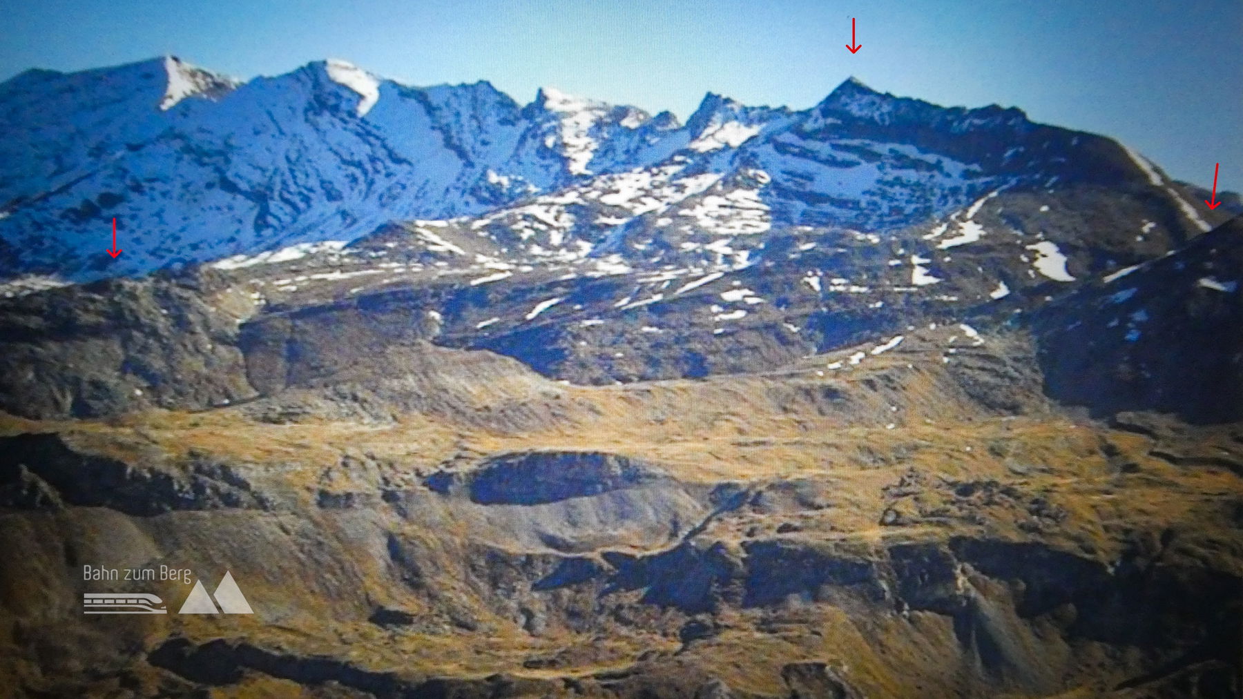 Screenshot – Vorderes und Hinteres Modereck und Weißenbachscharte. Foto: Karl Plohovich