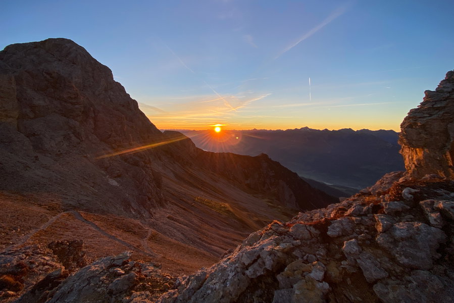 Sonnenaufgang. Foto: Christian Heuegger-Zirm