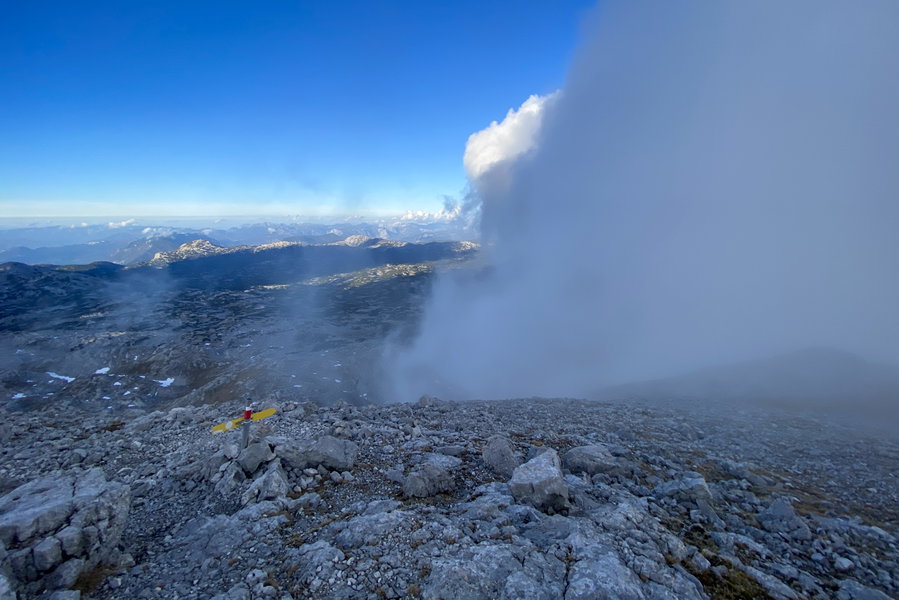 Mystisches Wolkenspiel am Edelstein. Foto: Christian Heuegger-Zirm