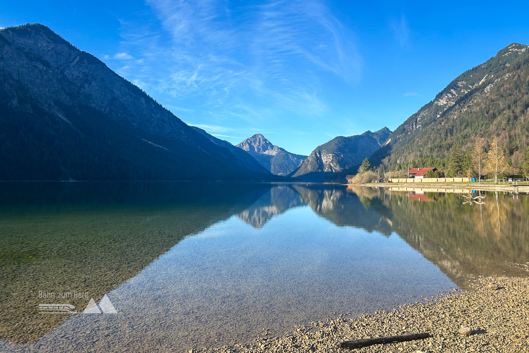 Blick auf den Plansee von Strandbad in Breitenwang. Foto: David Kurz