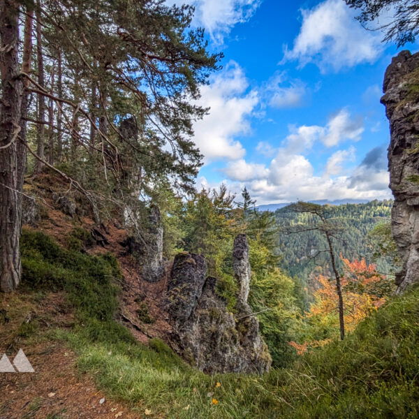Grandiose Ausblicke auch schon entlang des Weges. Foto: Peter, POW AT