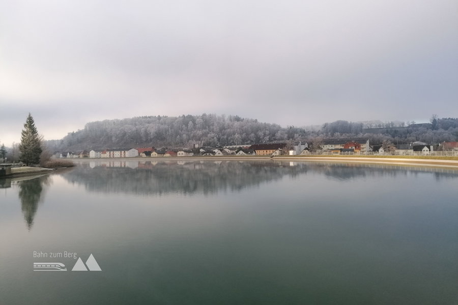 Beim Kraftwerk Garsten geht’s über die Enns. Foto: Sarah Pallauf