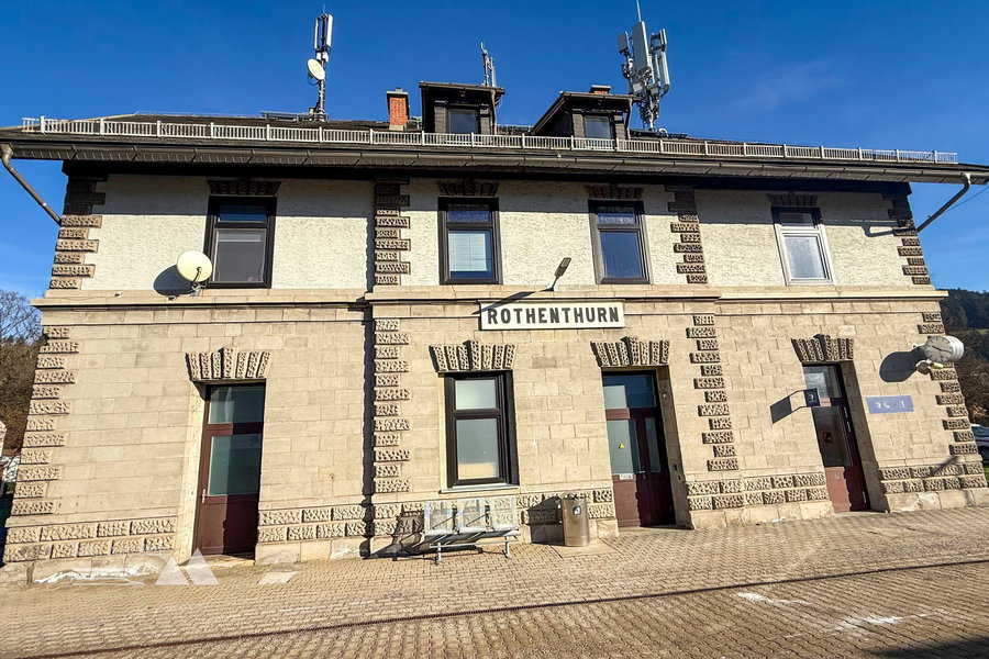 Der Bahnhof Rothenthurn, gut erreichbar mit der S1. Foto: Thomas Piechl