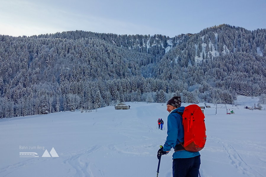 Start beim Schlepplift in Au. Foto: Norman und Lisa