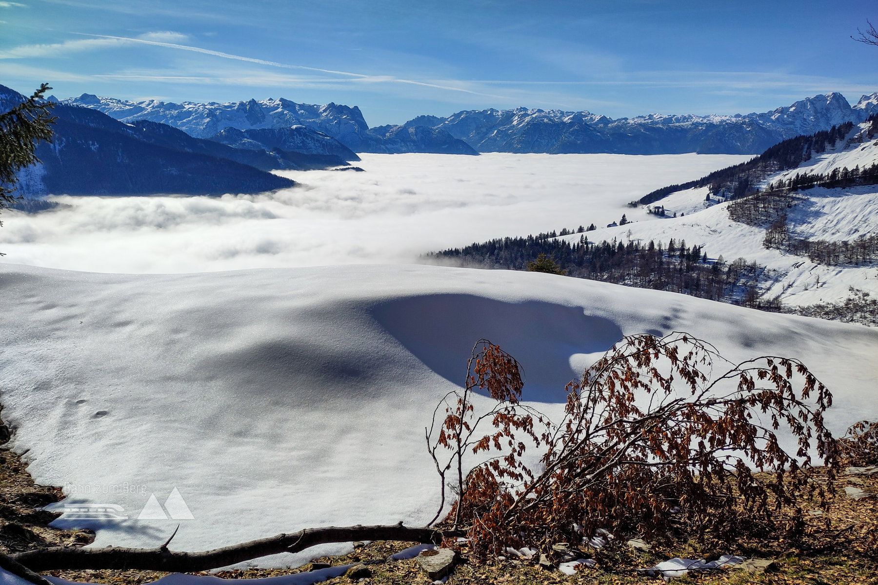 Weiß und weißer – nur das eine Weiß ist Schneeschuh – geeignet! Foto: Karl Plohovich