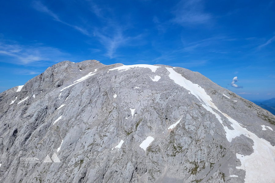 Blick zurück auf den Hohen Göll. Foto: Julia Büchler