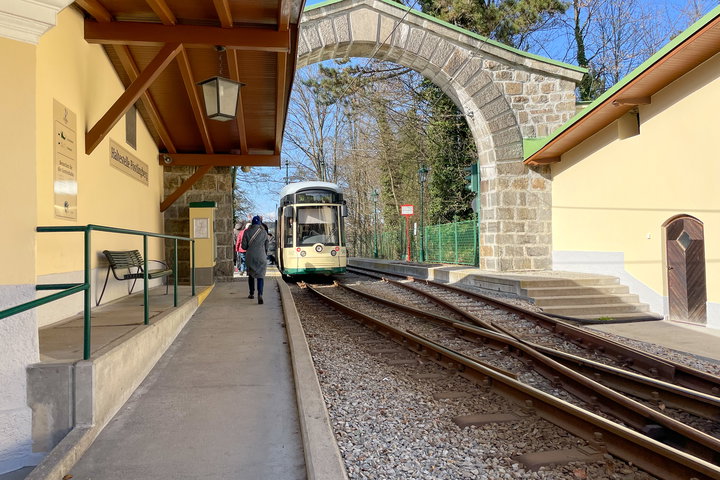 Bergbahnhof Pöstlingbergbahn. Fotos: Eva Maria Gina
