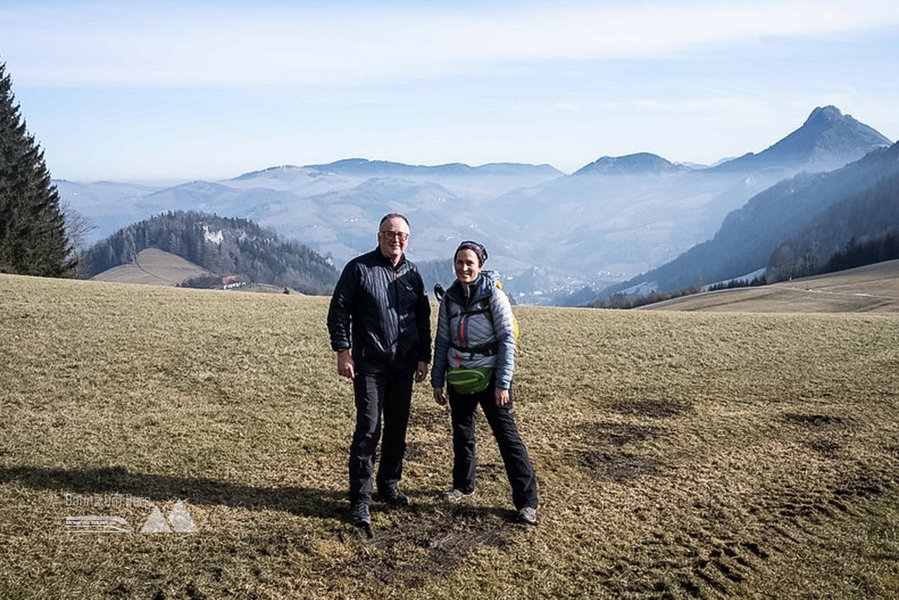 Feine Fusion: Marco von planetREISEN und Sarah von Bahn zum Berg. Foto: Birgit Reiter