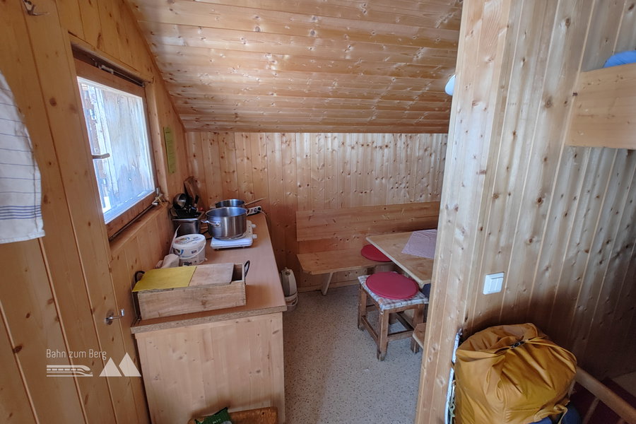 Blick in den Winterraum. Foto: Simon Widy