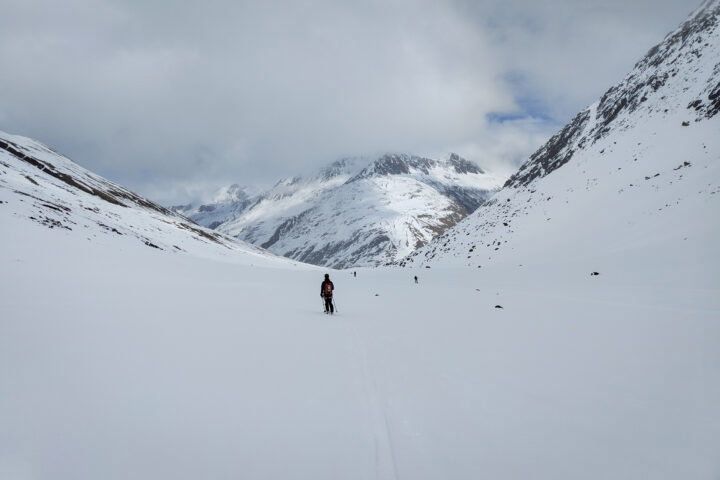 Abfahrt zur Martin-Busch-Hütte. Fotos: Simon Widy