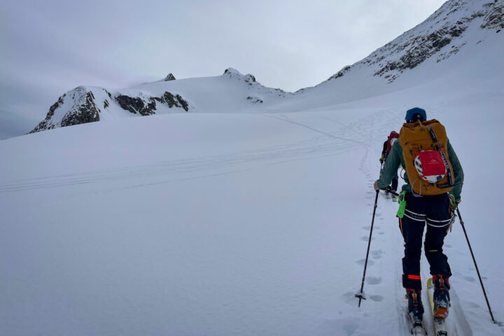 Am Sexegertenferner Richtung Taschachjoch. Fotos: Jakob Roniger, Simon Widy