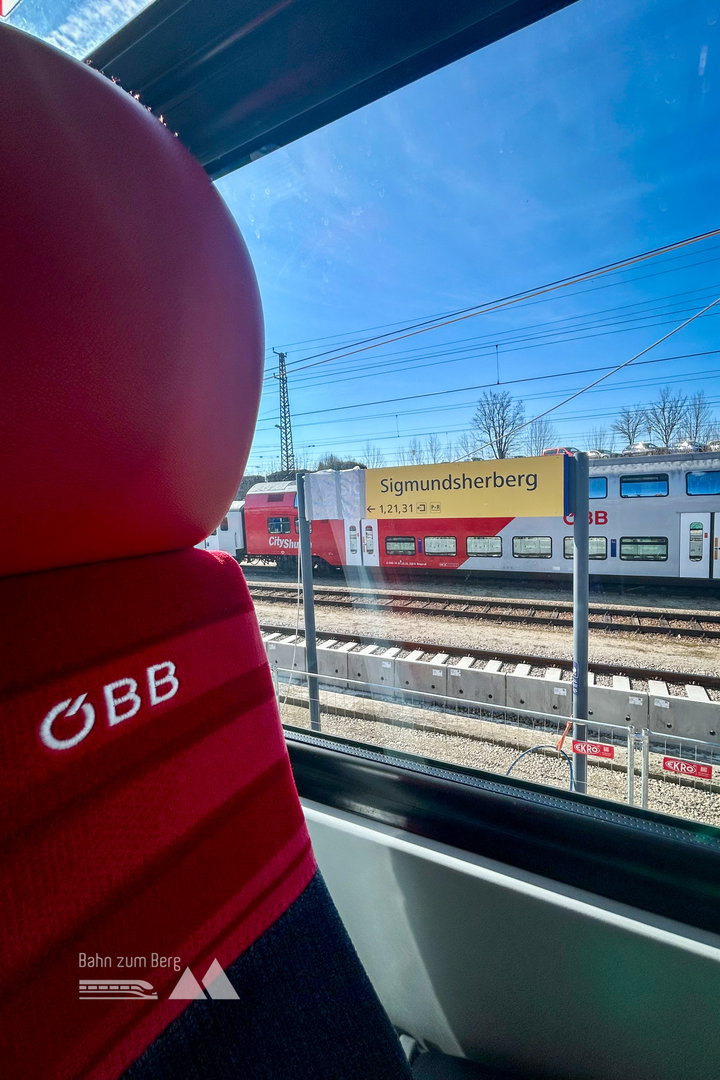 Alles einsteigen am Bahnhof Heiligenstadt. Fotos Veronika Schöll