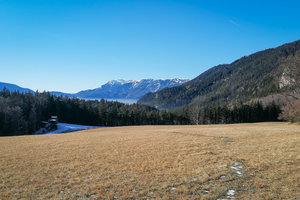 Raxblick von der Gahnshauswiese. Foto: Sarah Pallauf