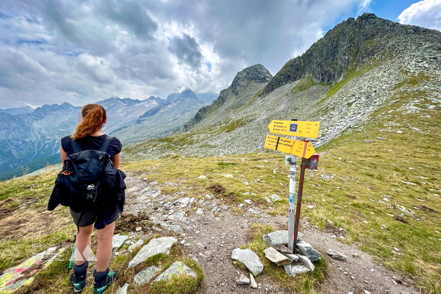 Windig auf der Palfner Scharte. Foto Veronika Schöll