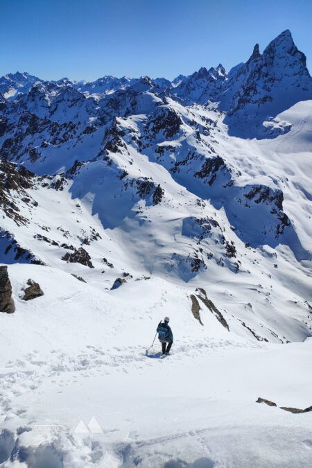 Gipfelfreude und Abstieg vom Westlichen Plattenspitz. Fotos: Manfred Hinteregger