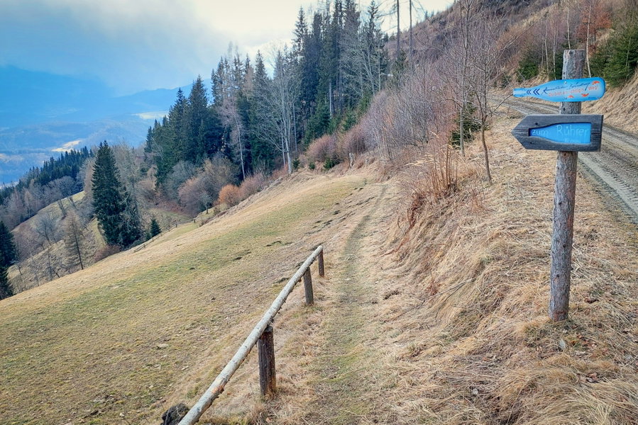 Bründlweg in Richtung Rührer. Foto: Alice Frischherz