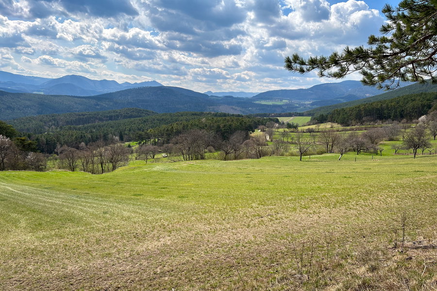 Aussicht im Abstieg. Foto Veronika Schöll