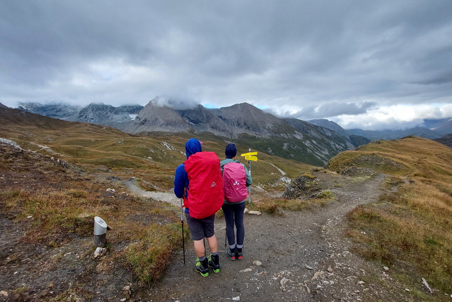 Abzweigung zur Salmhütte. Foto: Alice Frischherz