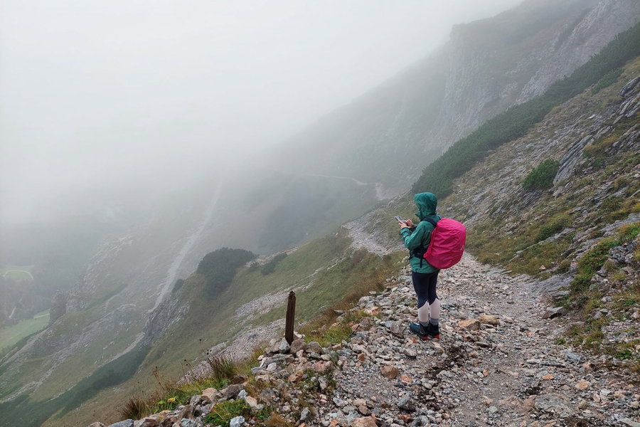 Abstieg zum Preiner Gscheid. Foto: Alice Frischherz