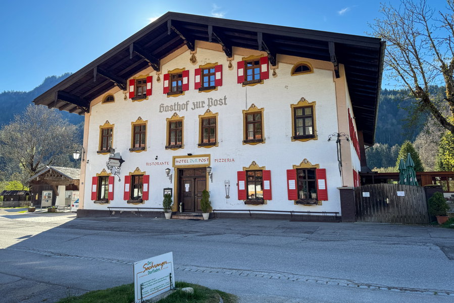 Gasthof zur Post in Sachrang. Foto: Bernhard Walle