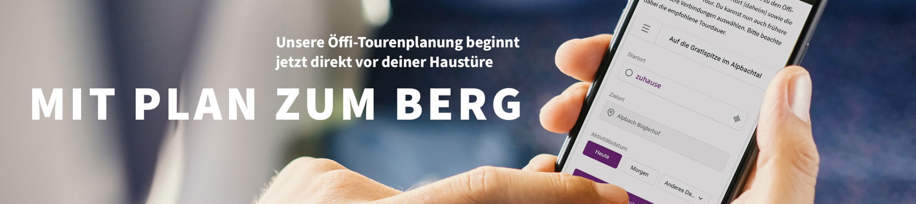 Bahn zum Berg