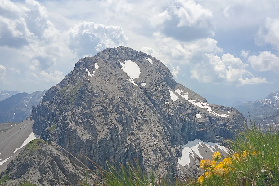 Blick auf die Mohnenfluh von der Juppenspitze aus. Foto: Norman und Lisa
