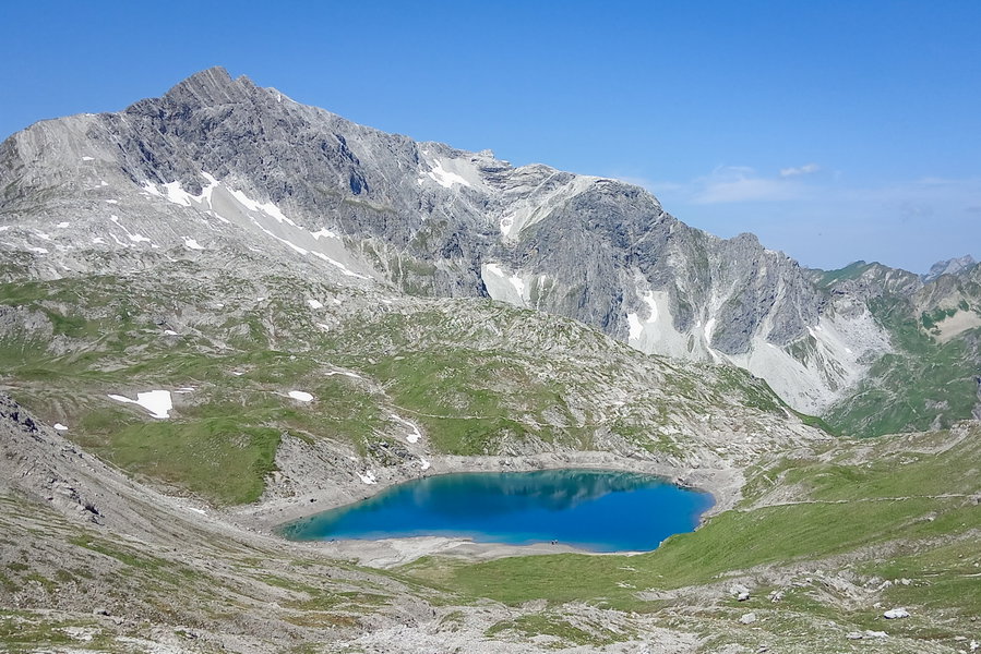 Butzensee mit Braunarlspitze. Foto: Norman und Lisa