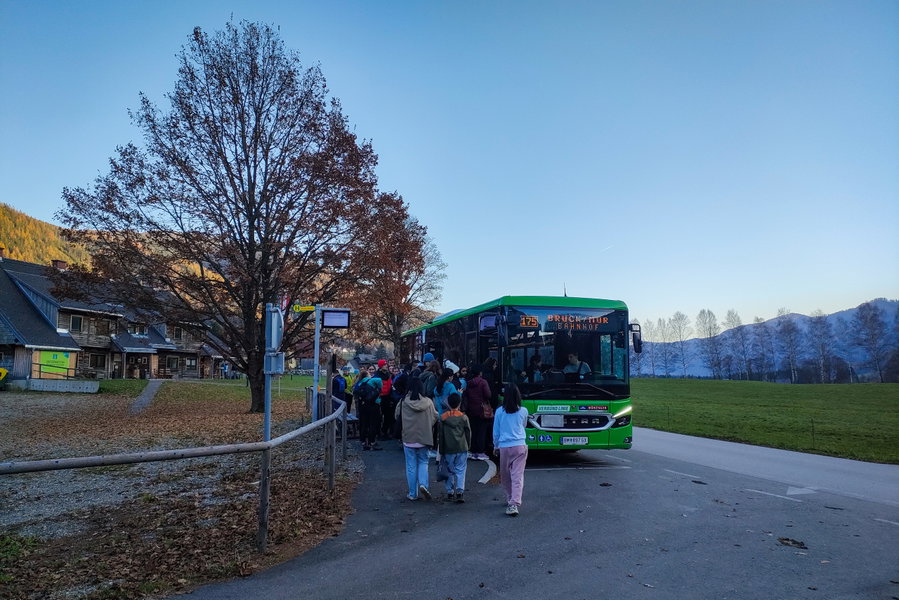 Bus 175 von Tragöß nach Bruck/Mur. Foto: Manfred Hinteregger