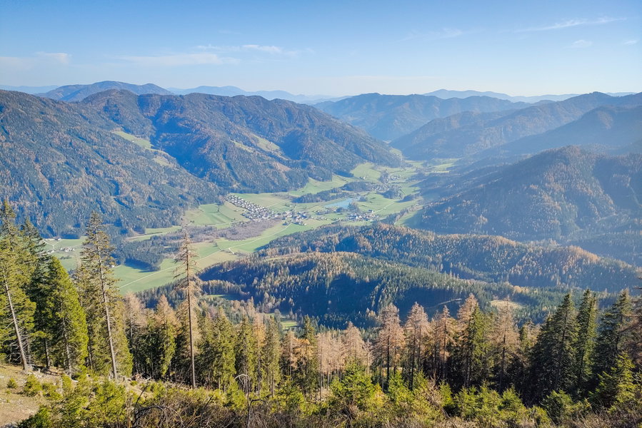 Blick ins Lamingtal. Foto: Manfred Hinteregger