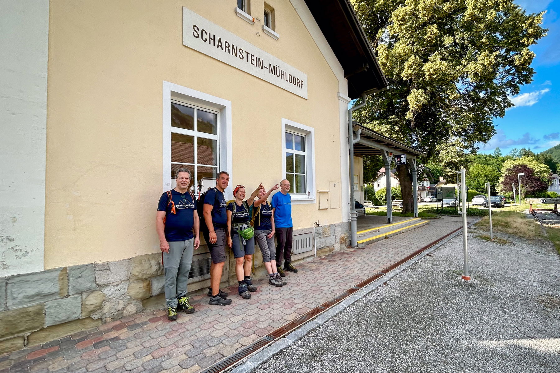 Da oben ist der Windhagkogel! Foto Atelier Mitzi