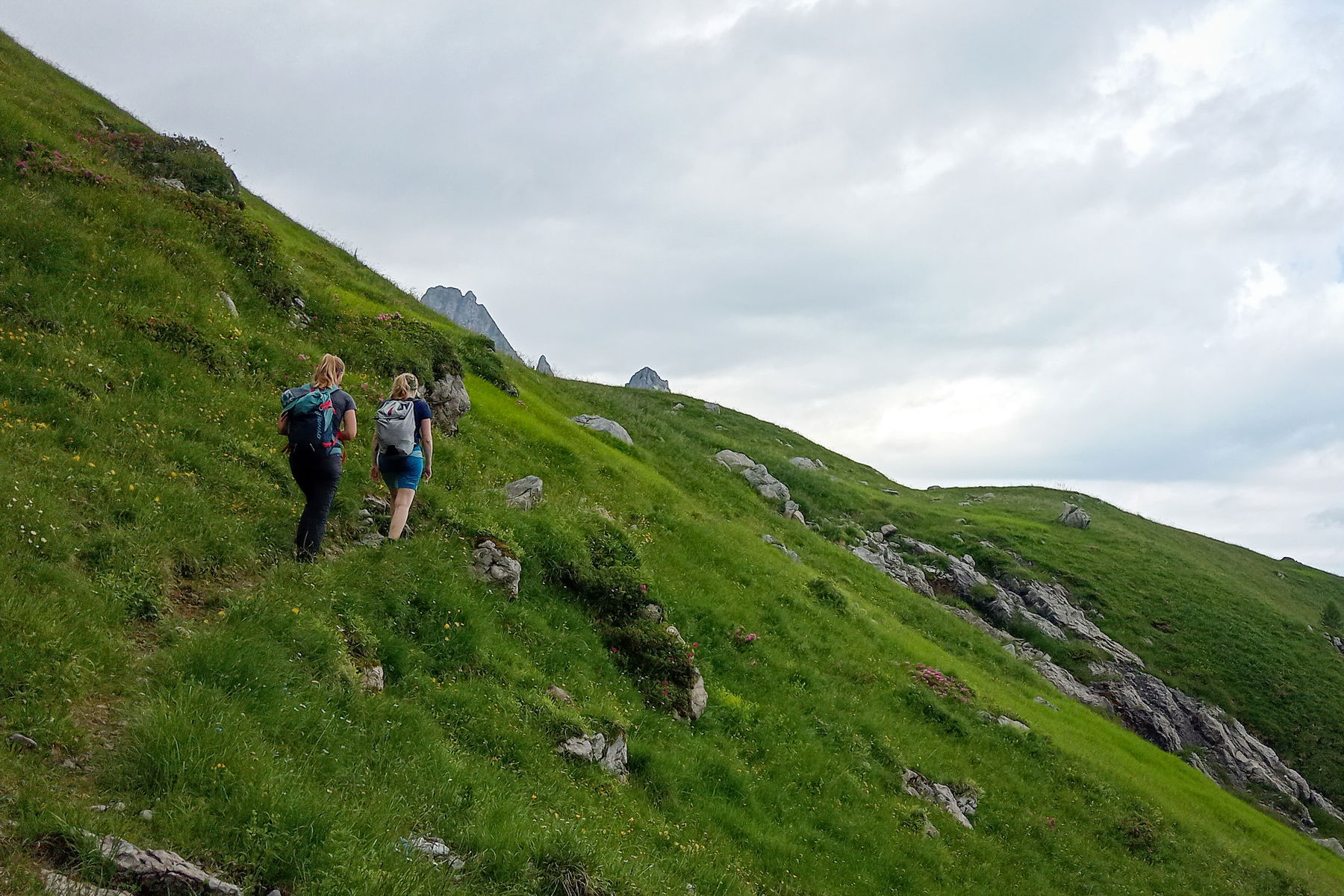 Auf dem Rundweg in Richtung Zimbajoch. Foto: Norman und Lisa