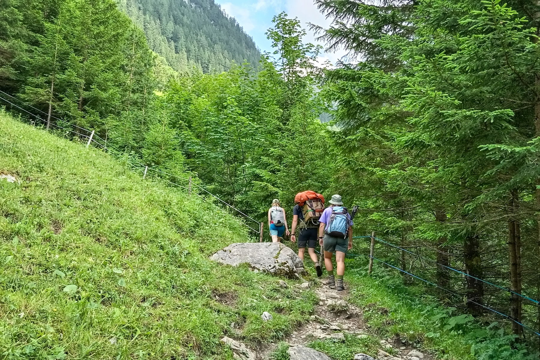 Es geht hinein ins Sarotlatal. Foto: Norman und Lisa