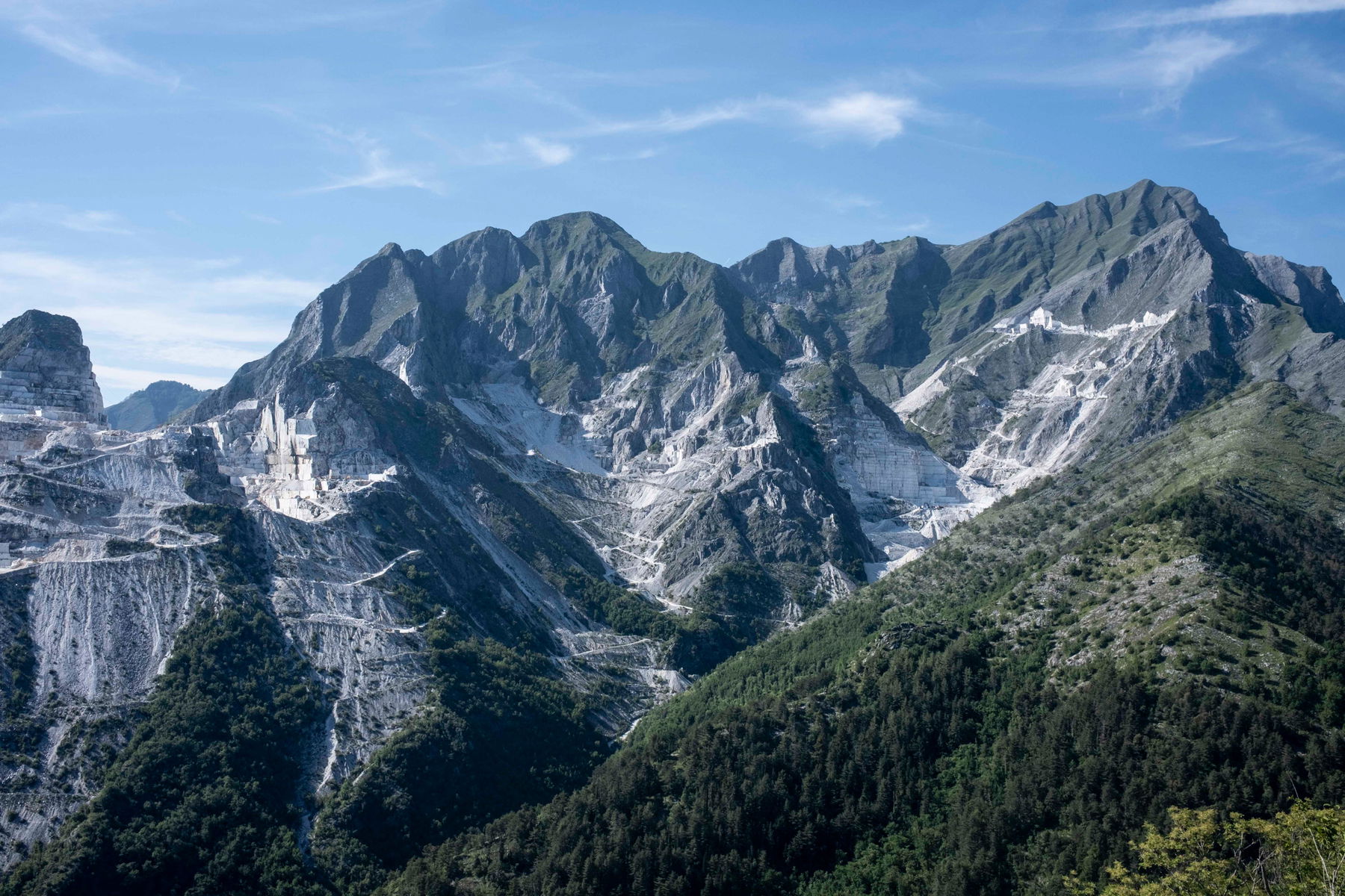 Rechts hinten die Foce della fagiola, über die wir gekommen sind. Foto: Birgit Reiter