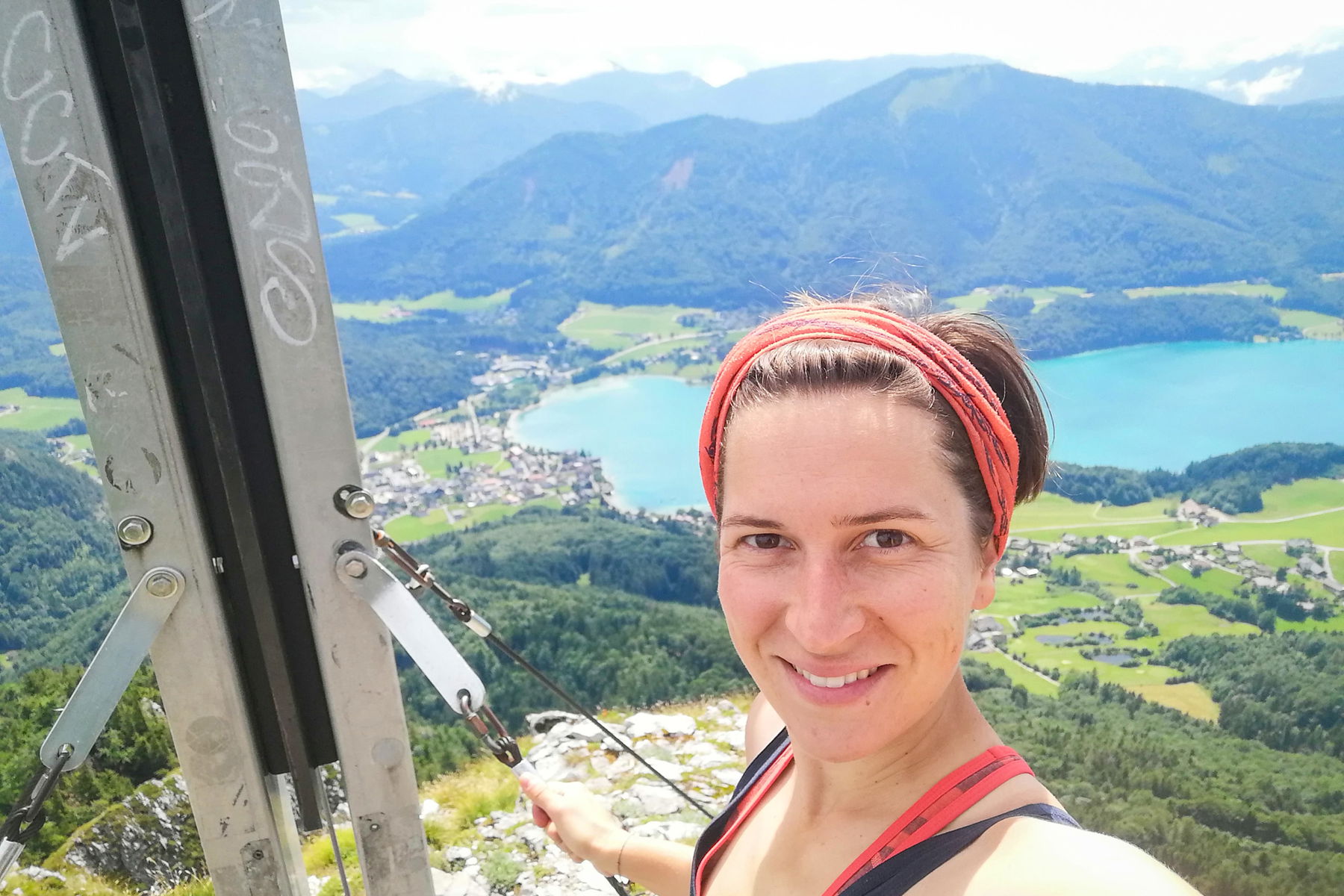 Gebete erhört – im Tanktop am Frauenkopf. Foto: Sarah Pallauf