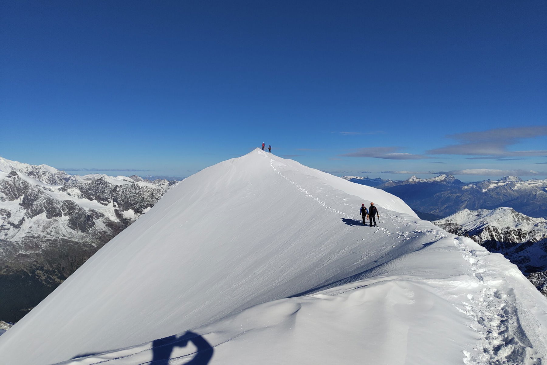 Weissmies Überschreitung