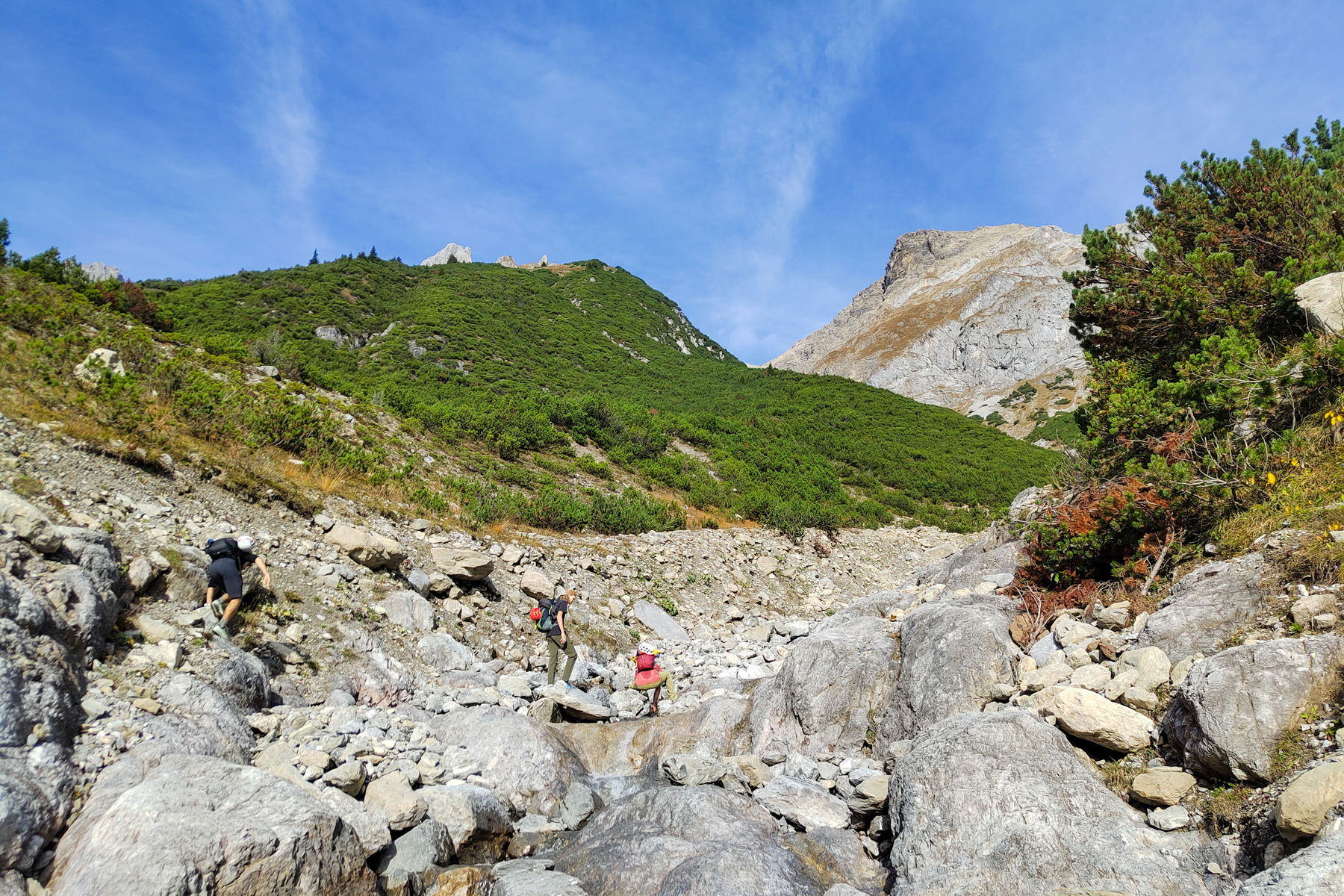 Aufstieg zur Augsburger Hütte. Fotos: Simon Widy