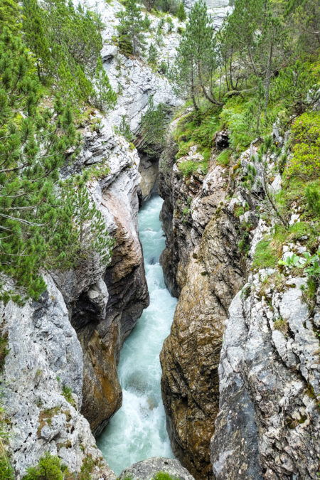 Die Rosenlauischlucht ist eine Sehenswürdigkeit für sich. Fotos: Simon Widy