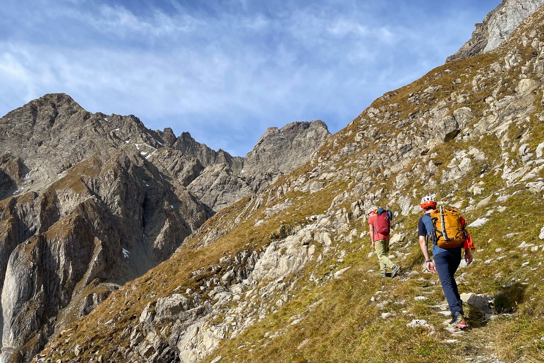 Aufstieg zum Gatschkopf. Fotos: David Kurz, Simon Widy